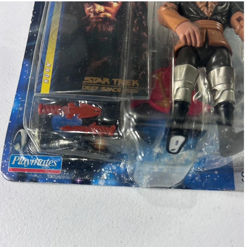 Vintage Star Trek‎ Playmates 90s Action Figure Riker Kurn Borg 16252 6441 Lot 3
